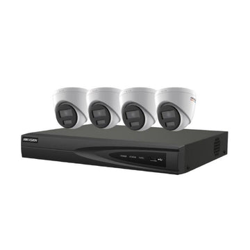 Hikvision IP Security Camera Kit 4 Channel 4K NVR with 4 x 4MP Turret Cameras EKI-K41T44 C