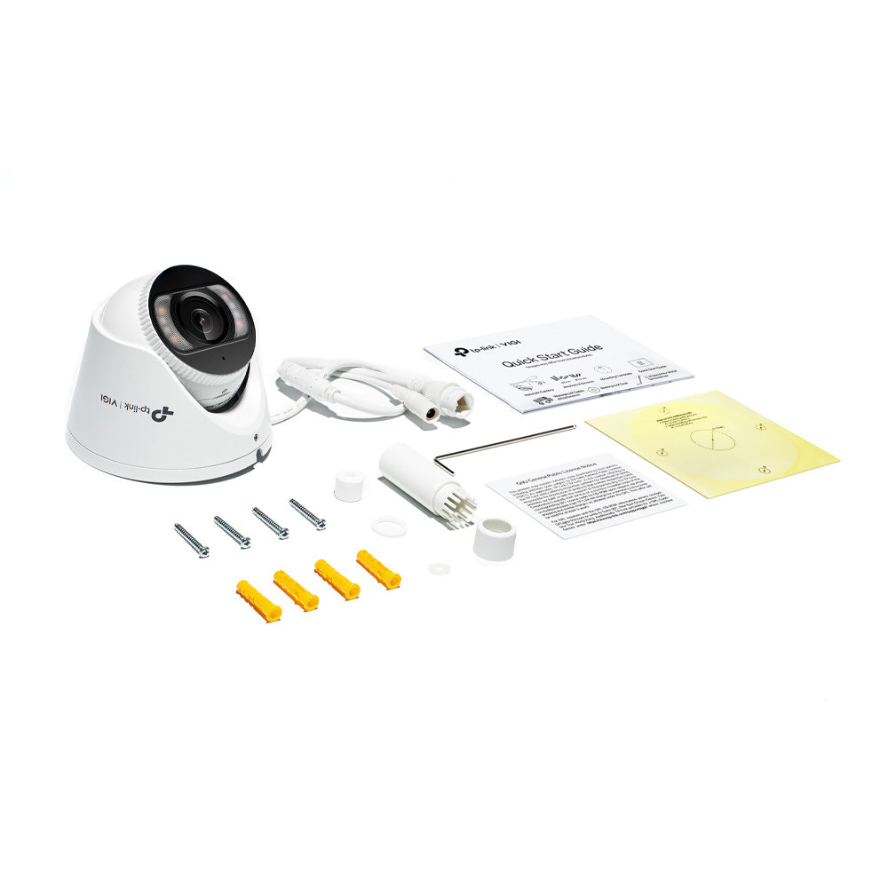 TP-Link VIGI Insight S485 8MP Full-Color Turret PoE Camera