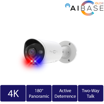 8MP AI Deterrence Panoramic View IP Bullet Camera (CAM-IP3058-180-PV-AI)