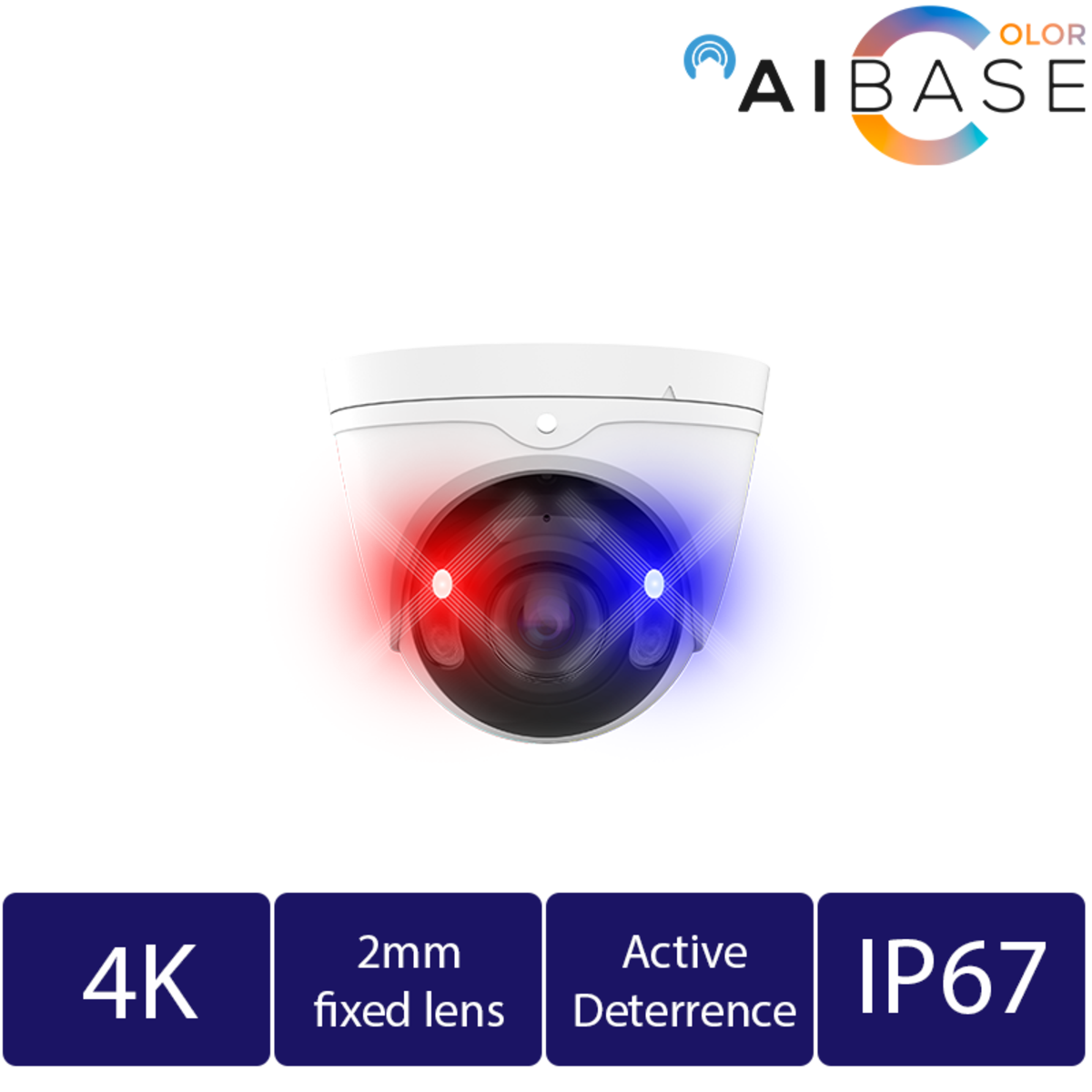 4K Deterrence Panoramic IP Turret