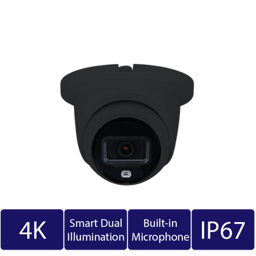 8MP Entry Smart Dual Light Fixed-focal Eyeball Network Camera (CAM-IP9118TB-IL-28-S2)