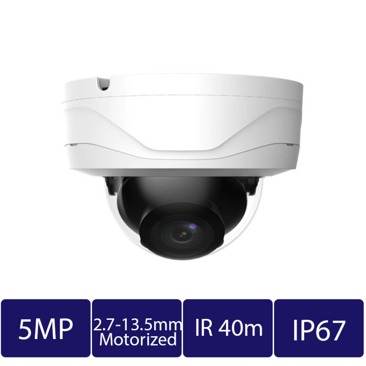 5MP IR Vari-focal Dome Network Camera (CAM-IP9325E-Z-AI)