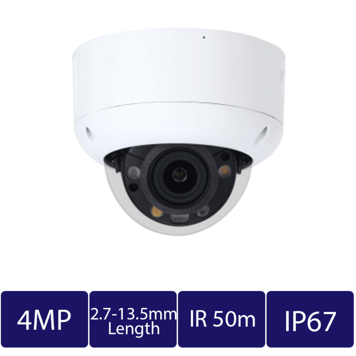 4MP Smart Dual Illumination Active Deterrence Vari-focal Dome Network Camera x(CAM-IP9334R-A-PV-Z-AI)