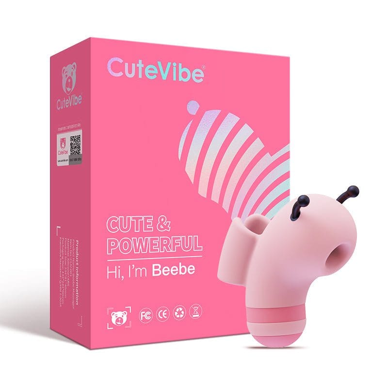 CuteVibe 吮吸器 黄色 萌潮小蜜蜂Beebe电流吮吸玩具