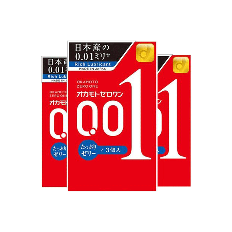 日本冈本0.01安全套3只装 - 优惠组合套装 - Premium 避孕套 from 冈本OKAMOTO - Just $39.99! Shop now at blissboxmall