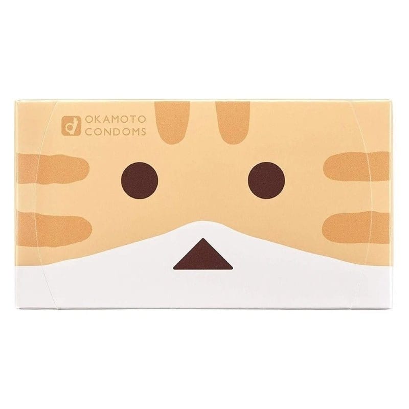 冈本OKAMOTO 避孕套 日本冈本纸箱猫Nyanboard安全套12只装