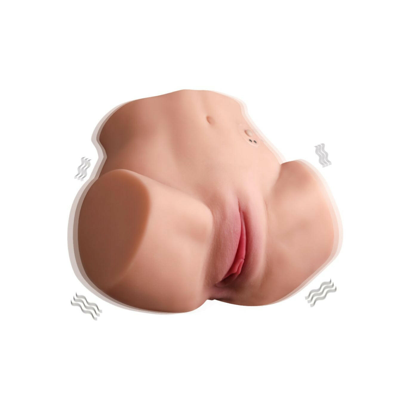 P671-Vibrating Realsitic ASS & Pussy Sex Toy|Mini Size Ass Sex Torso - Premium  from xingse - Just $69! Shop now at blissboxmall