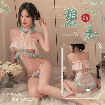 古风软萌三合一汉服套装 - blissboxmall